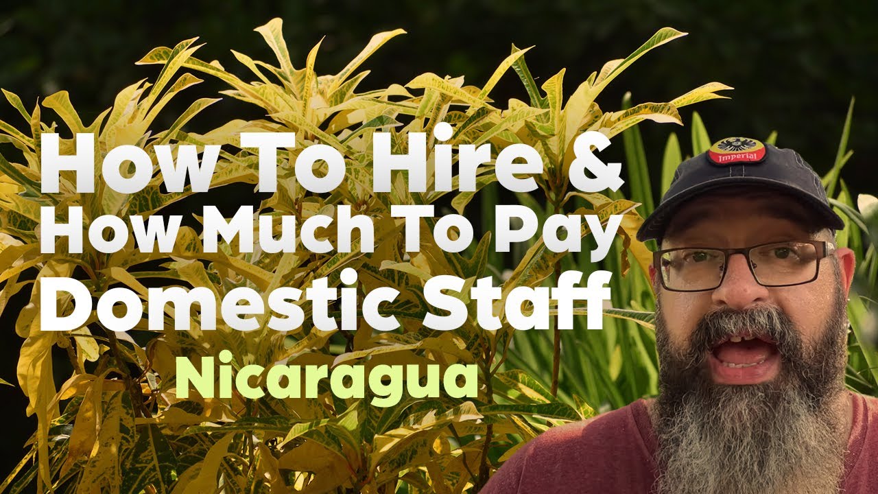 How Much to Pay Domestic Staff in Nicaragua 🇳🇮 YouTube