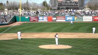 2011 Cubs Spring Training - First Pitch of the Spring