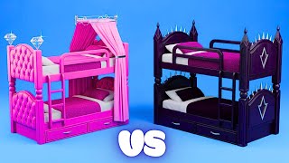 видео: DIY PINK 💖 против GOTH 🖤: Битва Двухъярусных Кроватей! Секретное Преображение Комнаты 🔥 картинка: DIY PINK 💖 против GOTH 🖤: Битва Двухъярусных Кроватей! Секретное Преображение Комнаты 🔥