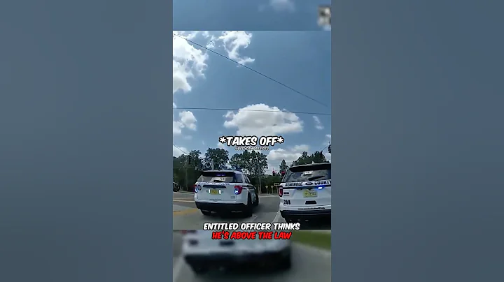 Cop Pulls Over  Entitled Co-Worker!! #bodycam #funny #police #cops