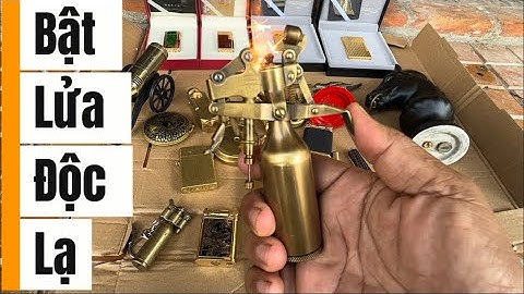 Bật lửa độc lạ _ Bật lửa xăng đá _ Bật lửa cổ . #đồcổcầnthơ #batluaco #batluadocla 