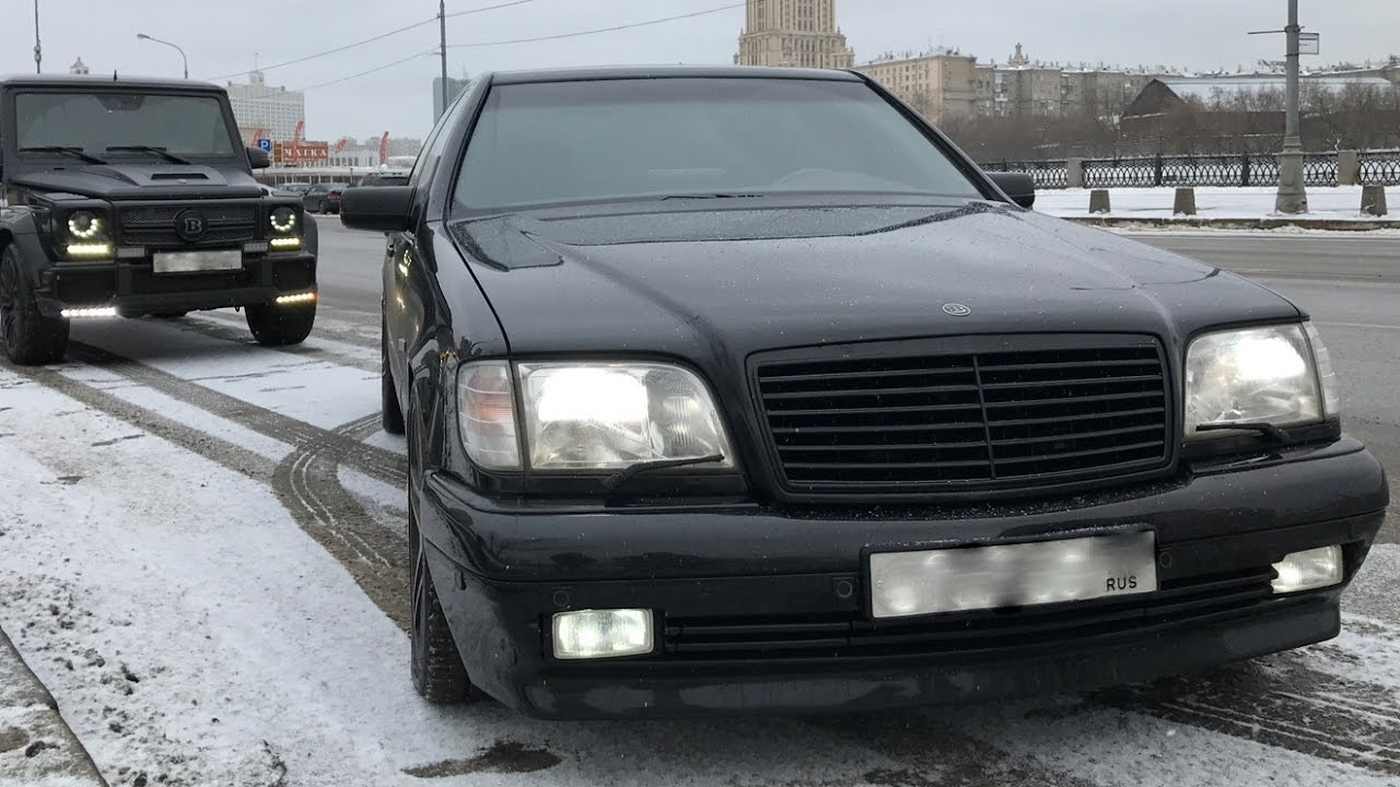 Тест BRABUS 7.3S W140 + G 63 1000 сил! Mercedes-Benz S-Class 1997 года с V12 585 сил!) Кабан и гелик