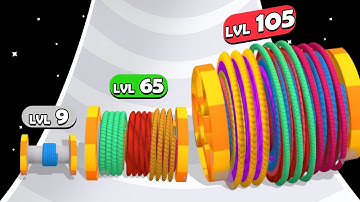 SPOOL RUN: Level Up Spool - ASMR Gameplay (All Levels)