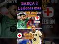 BARÇA 2 LESIONES MÁS:JOAN GARCÍA y RAPHIÑA