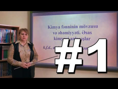 Video: Kimya nədir və onun əhəmiyyəti nədir?
