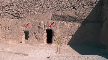 Mars Rover Driving Capture intact ancient monastery on the surface of Mars