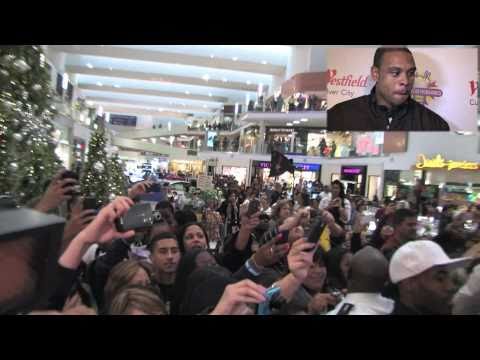 LA Laker Shannon Brown at Millions Of Milkshakes Westfield Culver City!