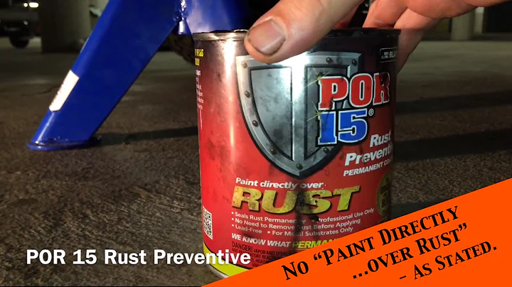 Terrible POR 15 Rust Preventive Paint Coating tested - Jeep Wrangler YJ : Ep 8