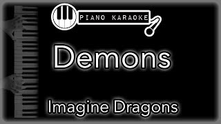 Demons - Imagine Dragons - Piano Karaoke Instrumental Resimi