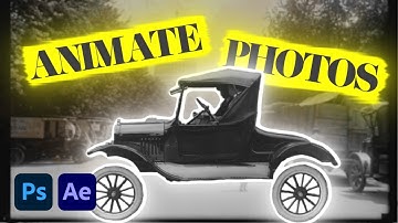 How To Animate Archived Photos: Part 3 - Animating Cars and Ink Bleeds (After Effects Tutorial)