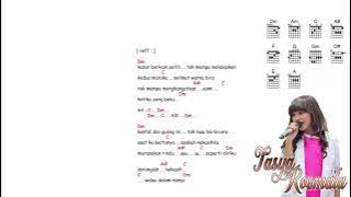 kunci gitar & lirik lagu cover | Tasya Rosmala - selimut biru