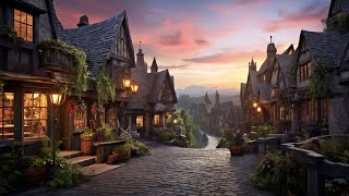Dawn of Enchantment: A Magical Sunrise in Hogsmeade