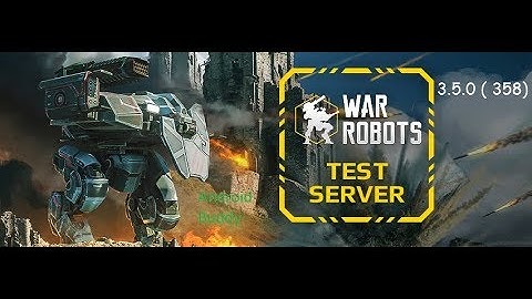 War Robots New Jump bot EXORCIST on Test Server 3.6.0, 4 x Medium Slots  !!!!