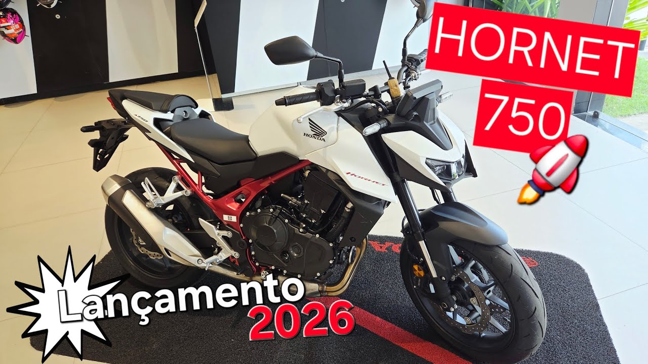 NOVA HORNET 750 LANÇAMENTO 2026🚀 PREÇOS, DETALHES e ESPECIFICAÇÕES da NAKED da HONDA 