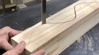 Ingenious Techniques To create Soft Curves On Wood Surface - Beautiful Wooden Table Design Ideas screenshot 5