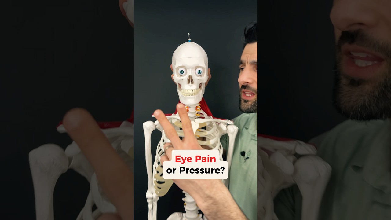 Eye Pain or Pressure? Watch this to fix it! 