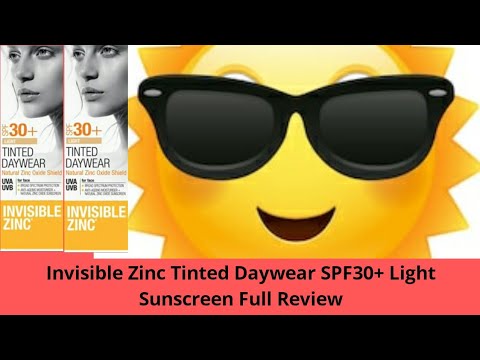 invisible zinc tinted daywear light
