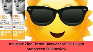 invisible zinc tinted daywear review
