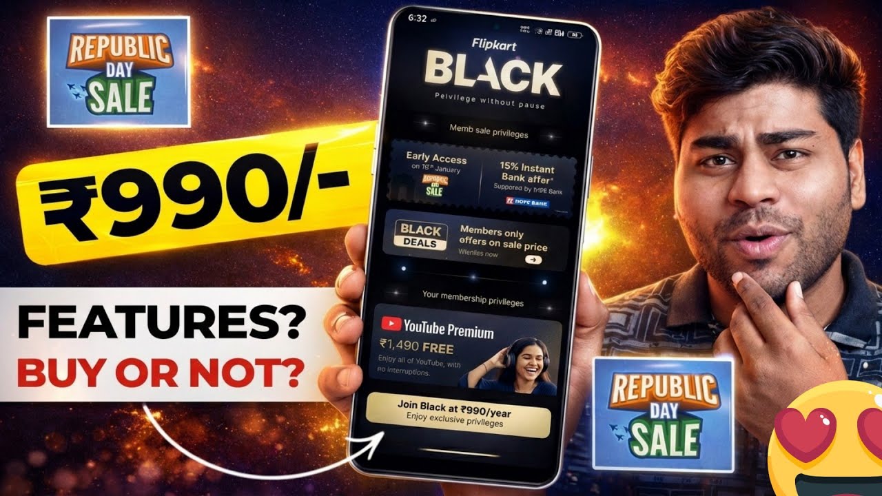Flipkart Black Membership Kaise Buy Kare 2026 | Flipkart Black Membership YouTube Premium Activate |