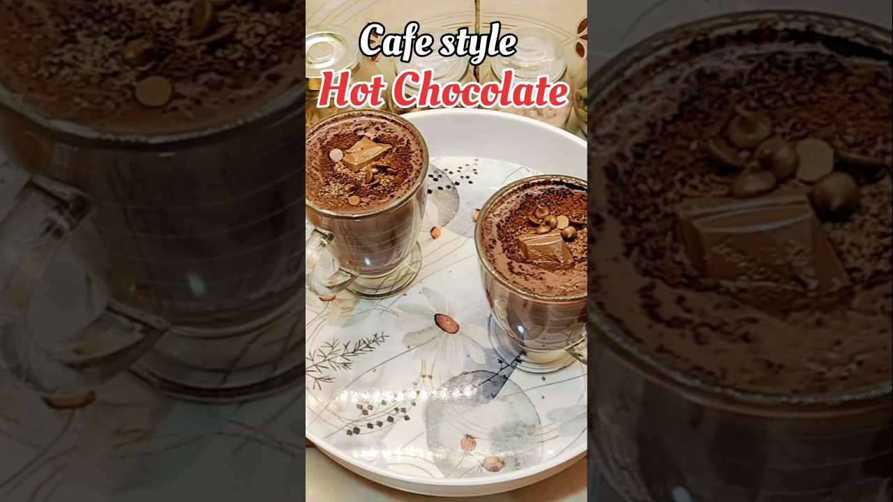 Café Style Hot Chocolate at Home ☕🍫 | 30 Sec Recipe