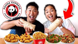 We Tried The Panda Express Burrito | Honey Walnut Shrimp