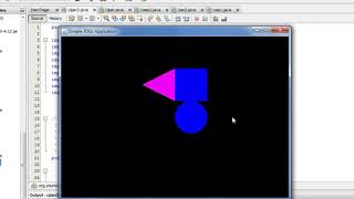 Membuat Segitiga, Persegi & lingka di java NetBeans menggunakan openGL with JOGL [Review & Download]