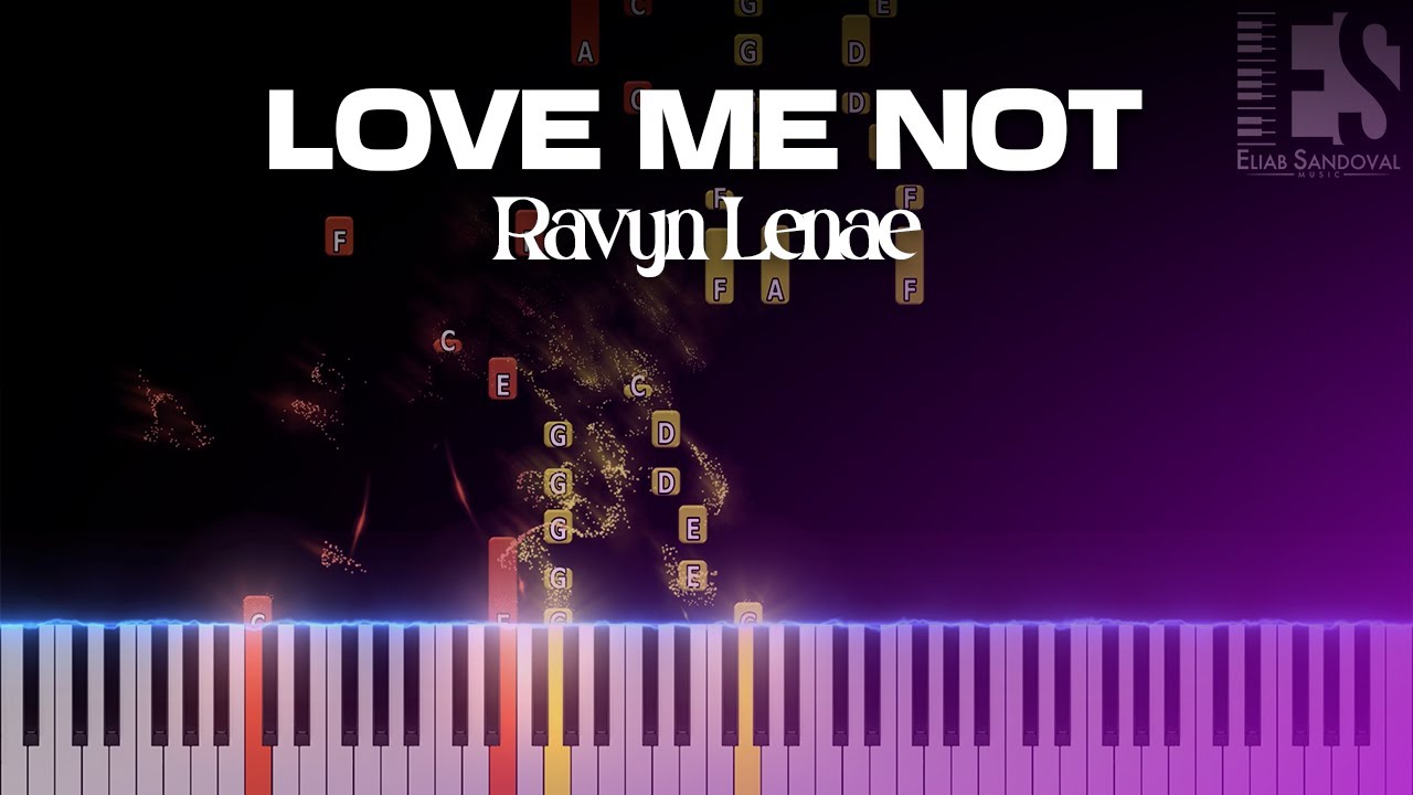 Love Me Not - Ravyn Lenae (Piano Tutorial) | Eliab Sandoval