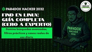 Domina el Comando FIND en Linux: Guía Completa para Buscar y Filtrar Archivos como un Experto.