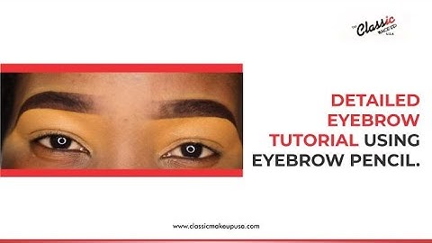 Eyebrow Tutorial Using Eyebrow Pencil || How to Draw Eyebrows for Beginners.