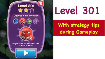 Inside Out Thought Bubbles Level 301 Tips and Strategy Gameplay Walkthrough