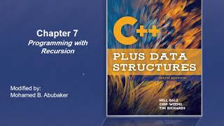 12. خوارزميات وتركيب البيانات | Chapter 7 | Programming with Recursion