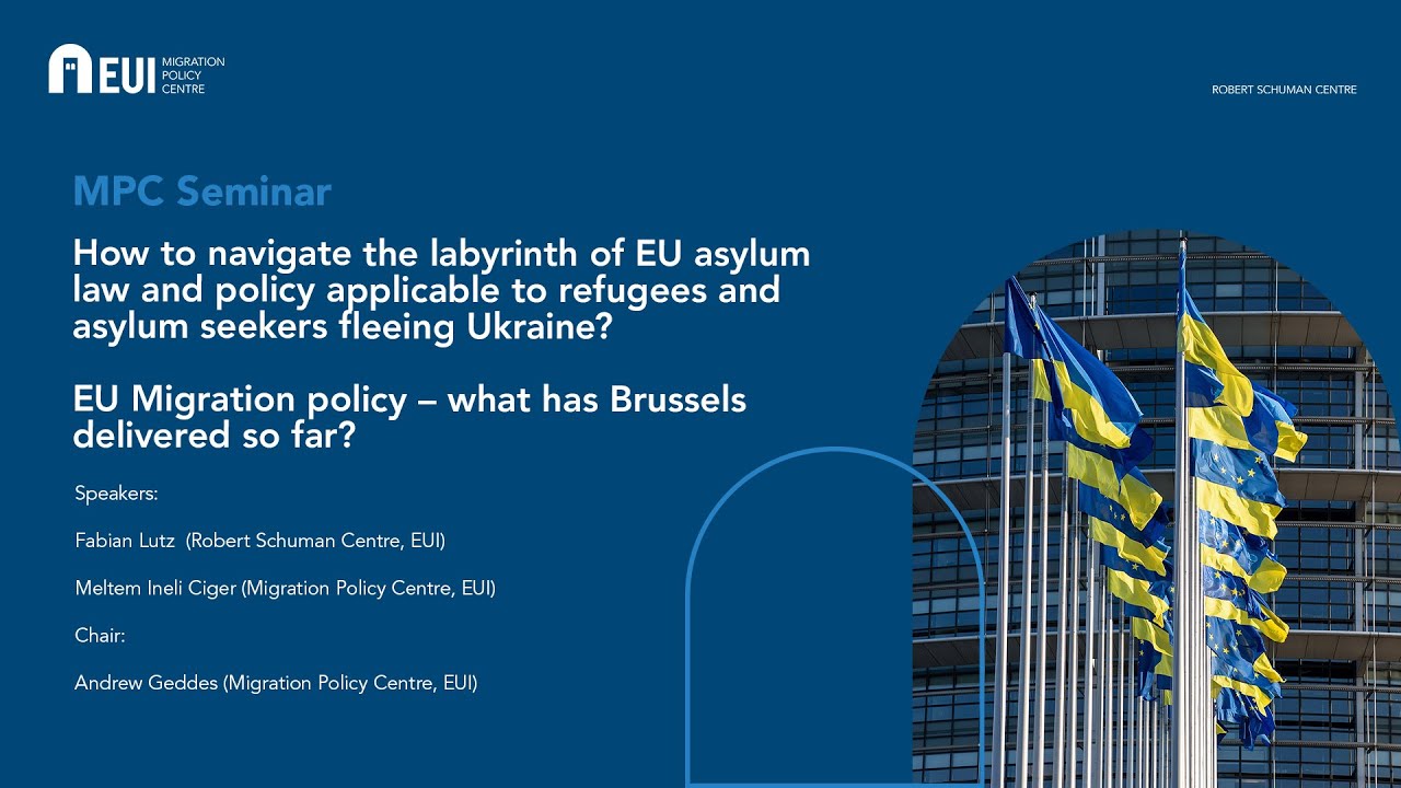 How to navigate the labyrinth of EU asylum law and policy applicable to 