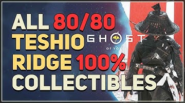 Teshio Ridge All Collectibles 100% Ghost of Yotei