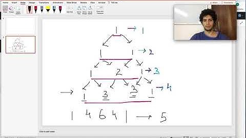 Pascals Triangle II | Leetcode August Challenge (Day 12)  | Problem no 119