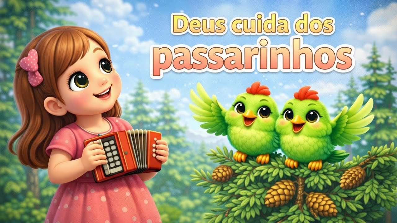 Deus cuida dos passarinhos | Palavra de cuidado Amor 