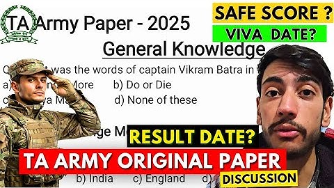 TA Army Paper 12 January | TA Paper Today | TA Army Original Paper | TA Army Baramulla
