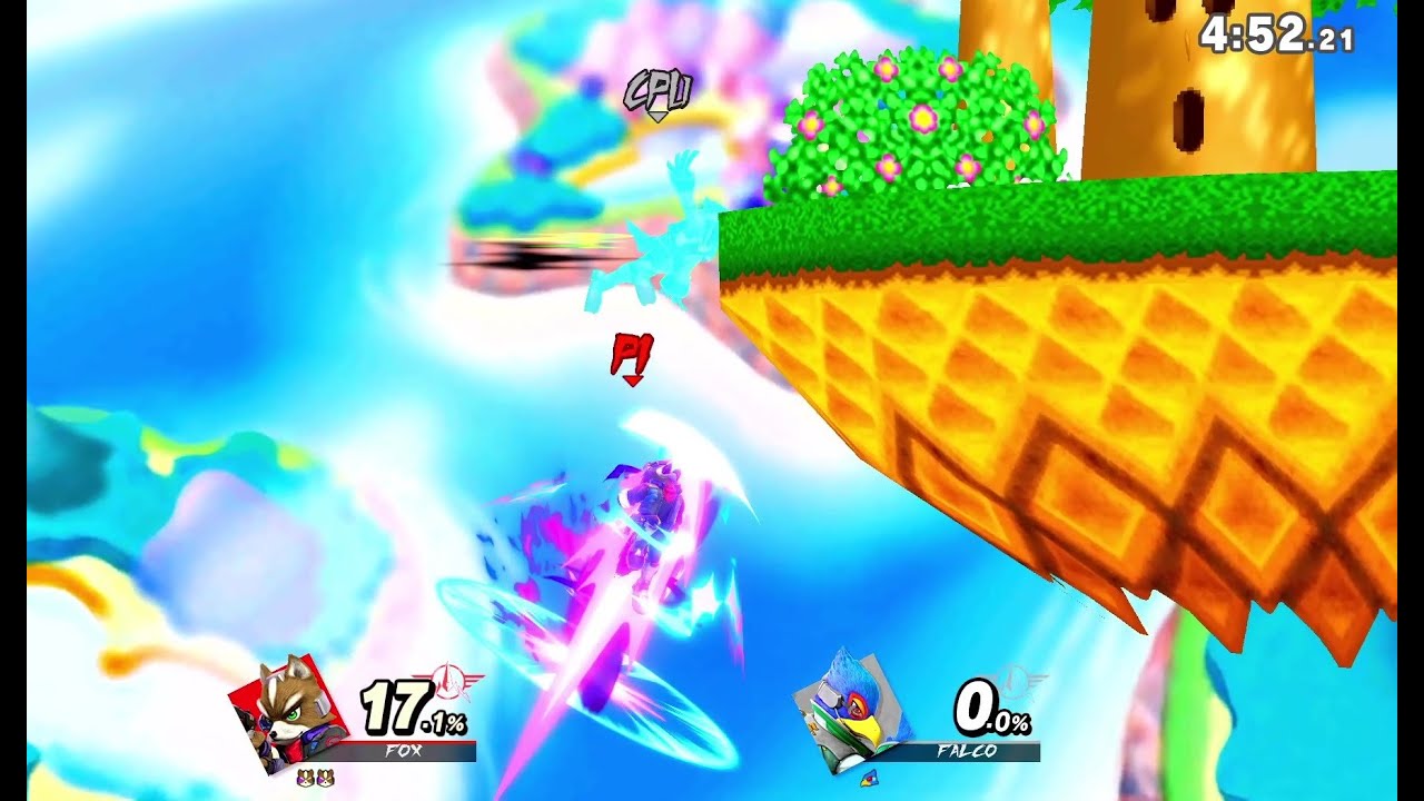 SSBU Fox VS Falco DBZ Full Fight