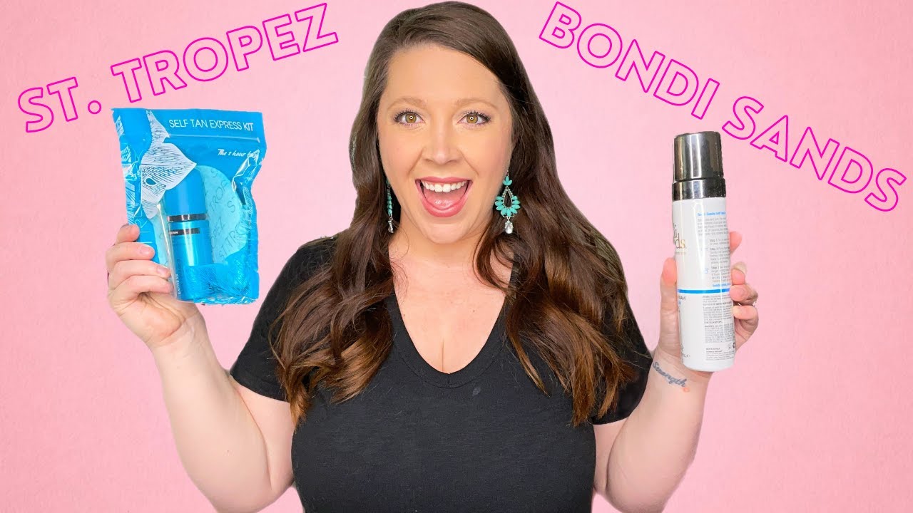 *ROOKIE* Comparing Two Different Self Tanners! | St. Tropez vs Bondi Sands | Amber Dawn