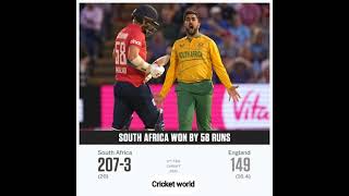 2Nd T20I Match - South Africa Vs England -