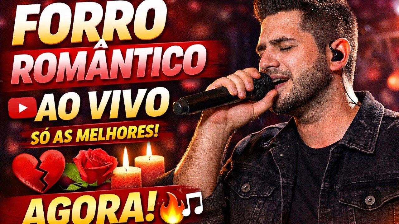 FORRÓ ROMÂNTICO AO VIVO ❤️ SÓ AS MELHORES PRA SOFRER E APAIXONAR | LIVE AGORA