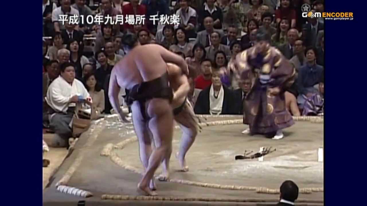貴乃花vs曙 (平成10年九月場所) - YouTube