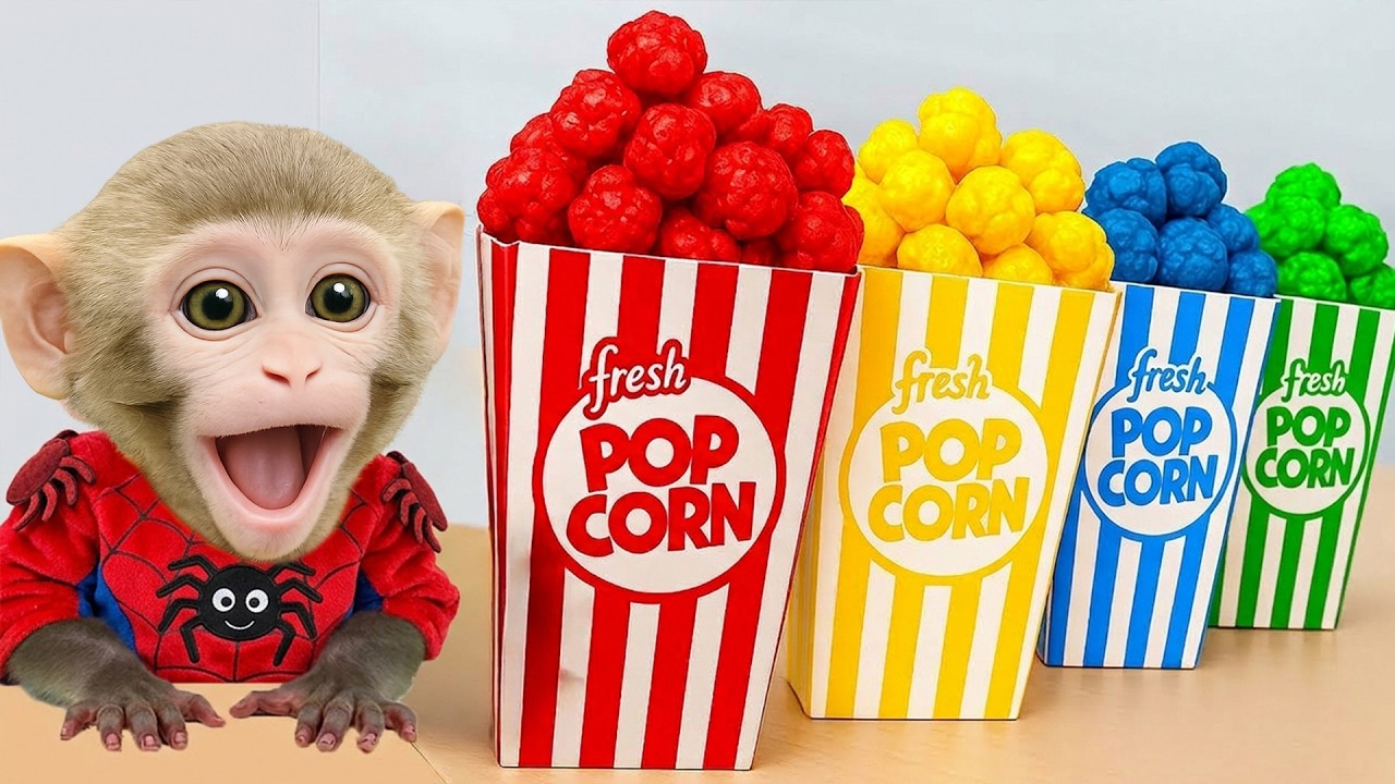 🔥🐵 Bim Convierte Maíz en Palomitas Mágicas