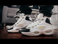 reebok question mid black toe