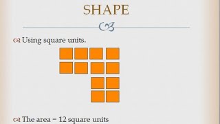 FINDING AREA USING SQUARE UNITS