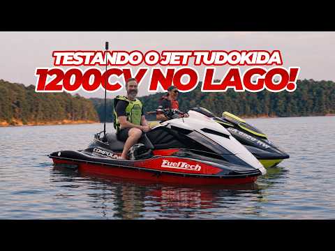 I finally got to ride my 1200 hp Compound Turbo Jet Ski!