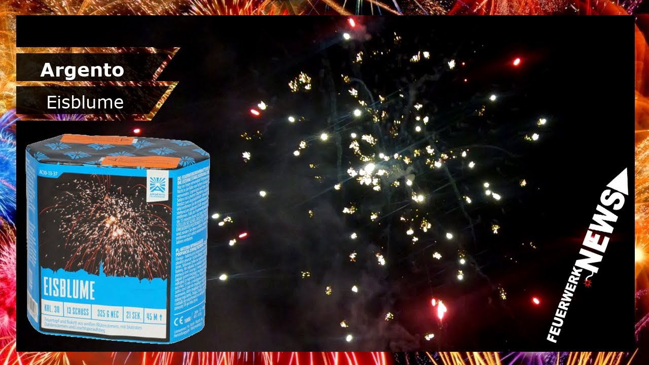 ARGENTO EISBLUME | Feuertopf und Blütensterne | Edle Batterie