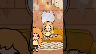 yellow gold hair girl part 2 ?? | Toca life sad story shorts