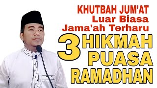 Latest!! Extraordinary Friday Sermon Moves the Congregation: Three Wisdoms of Ramadan Fasting