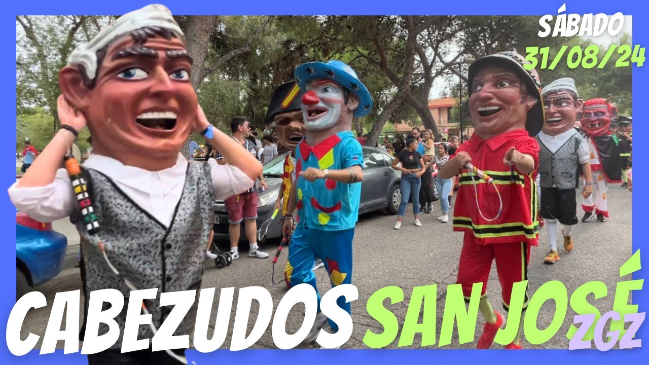 CABEZUDOS SAN JOSÉ. Sábado de Fiestas | Zaragoza 2024