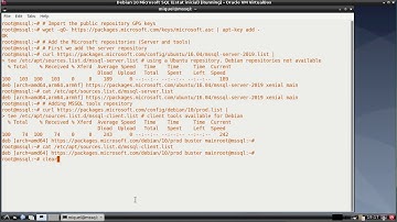 How to install MSSQL Server on a Linux Debian version 10 or Buster